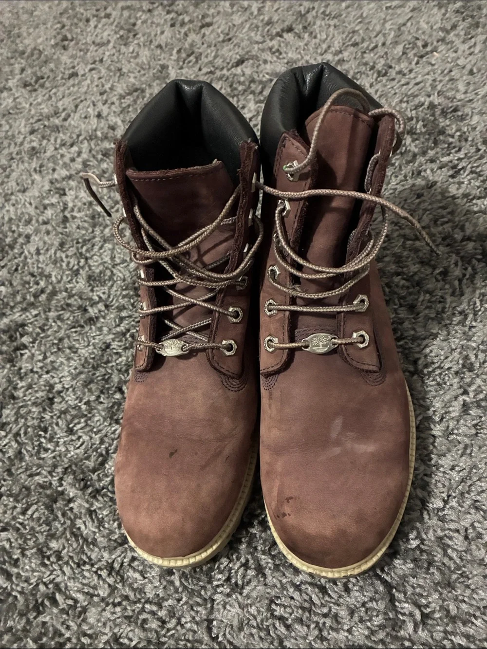 Brown timberland boots